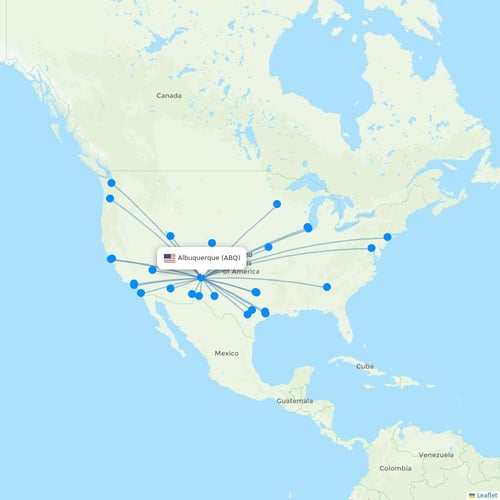 Map of Albuquerque