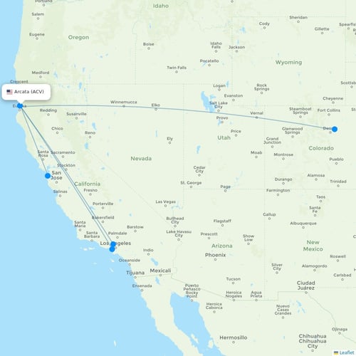 Map of Arcata