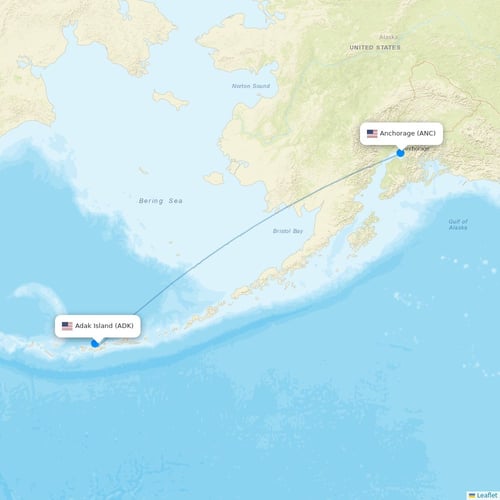 Map of Adak Island