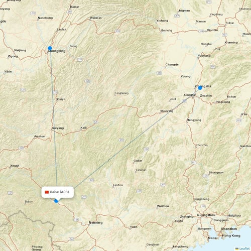 Map of Baise