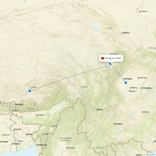 Map of Hongyuan