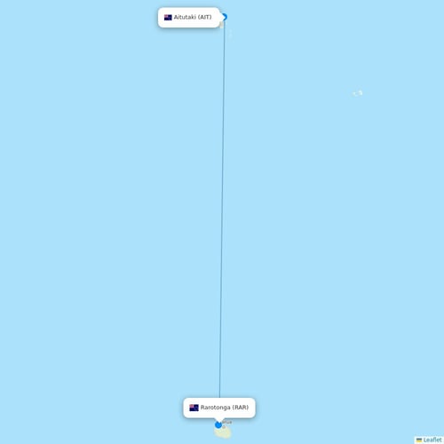 Map of Aitutaki