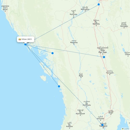 Map of Sittwe