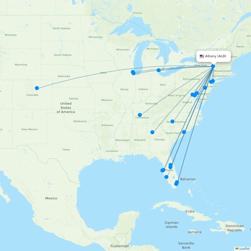 Map of Albany