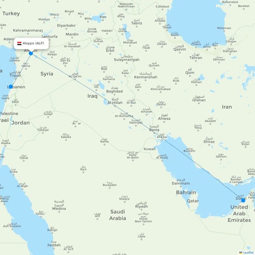 Map of Aleppo