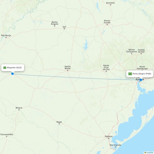 Map of Alegrete