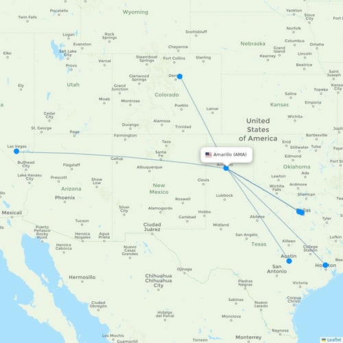 Map of Amarillo