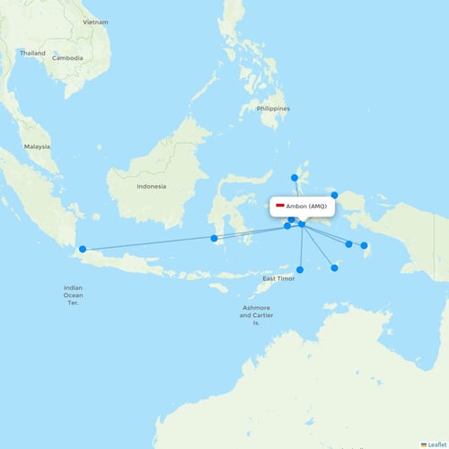 Map of Ambon