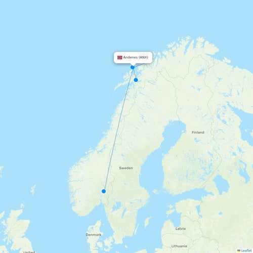 Map of Andenes