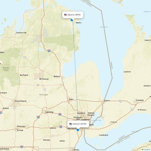 Map of Alpena