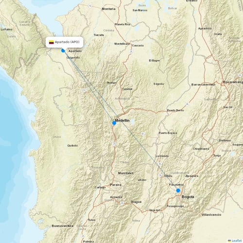 Map of Apartado