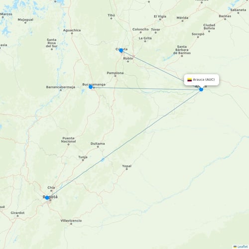 Map of Arauca