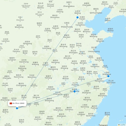 Map of An Shun