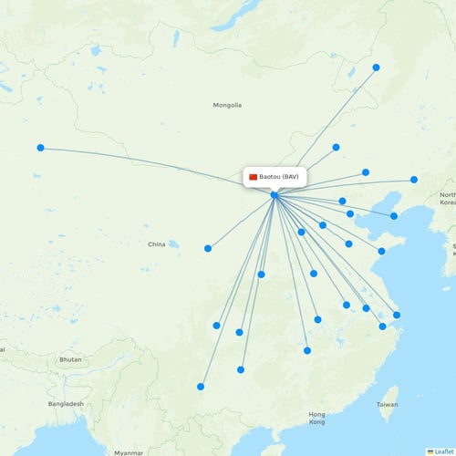 Map of Baotou