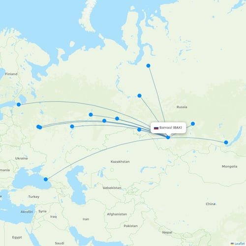 Map of Barnaul