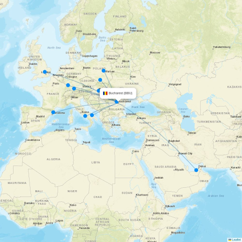 Bbu Map Bucharest (BBU) flight routes & destinations - Flight Routes