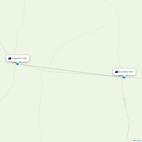 Map of Barcaldine