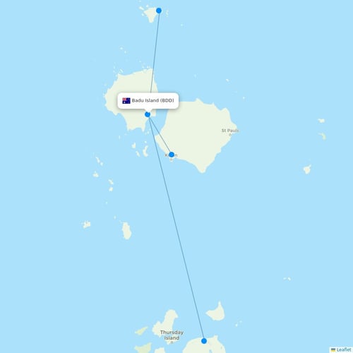 Map of Badu Island