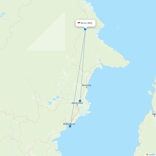 Map of Berau