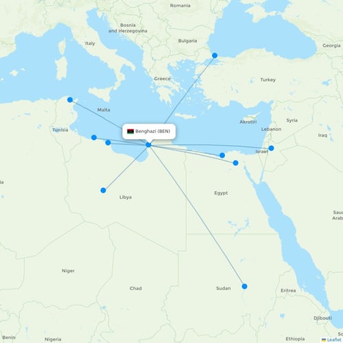 Map of Benghazi