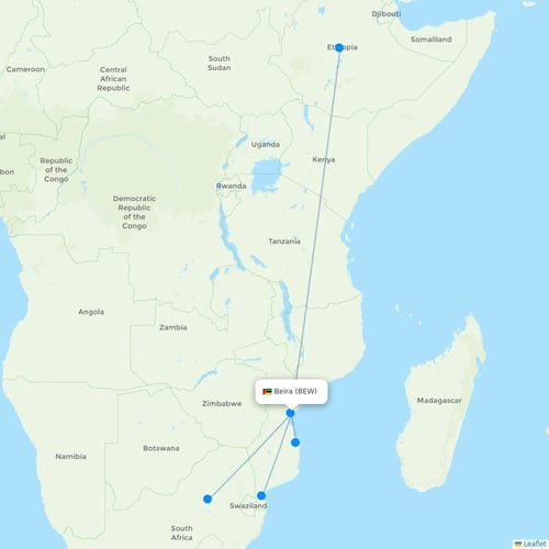 Map of Beira