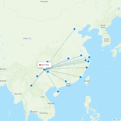 Map of Bijie