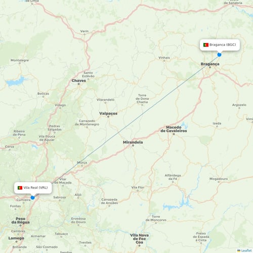 Map of Braganca