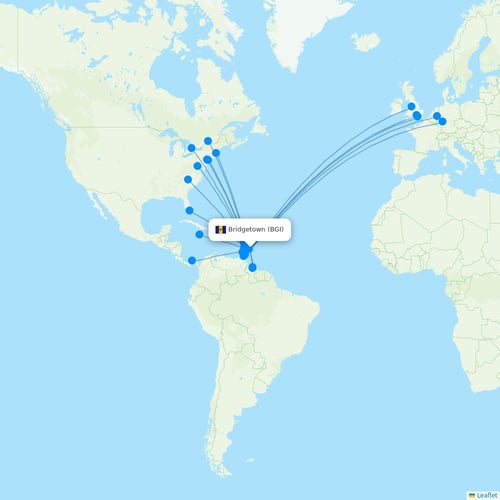 Map of Bridgetown