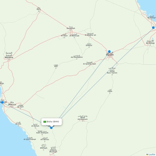 Map of Bisha