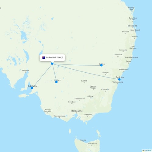 Map of Broken Hill