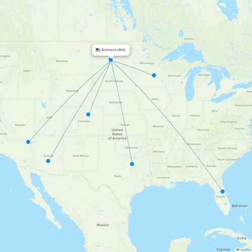 Map of Bismarck