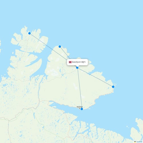 Map of Batsfjord