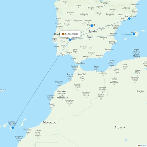 Map of Badajoz