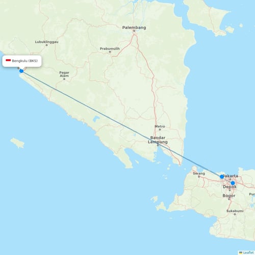 Map of Bengkulu