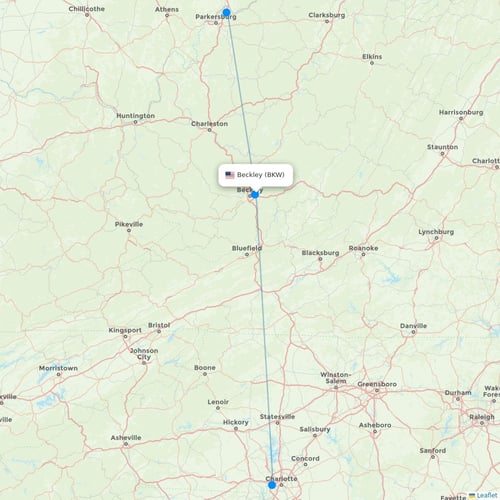 Map of Beckley