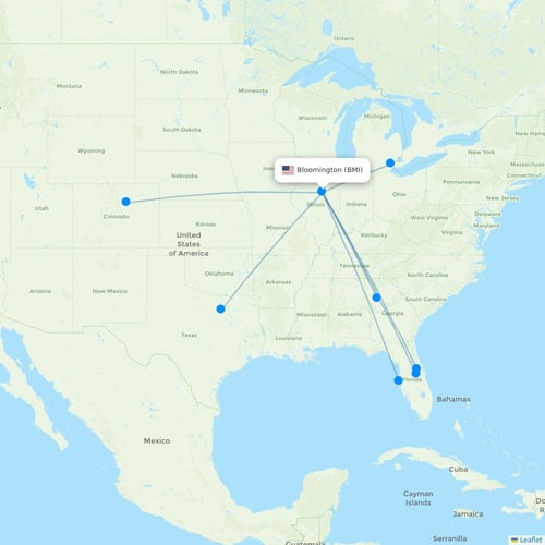 Map of Bloomington