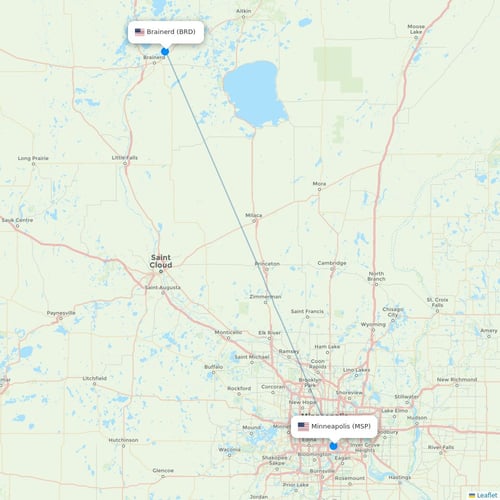 Map of Brainerd