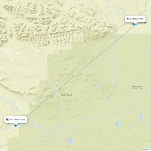 Map of Bettles