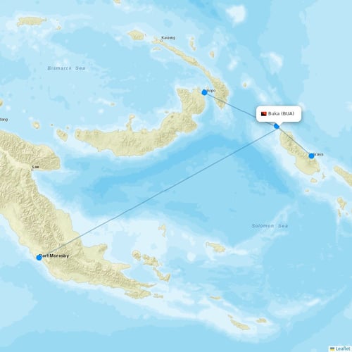 Map of Buka