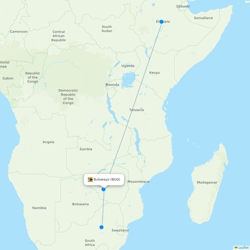 Map of Bulawayo