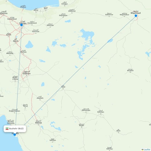 Map of Bushehr
