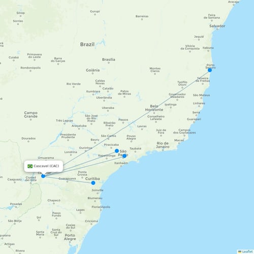 Map of Cascavel