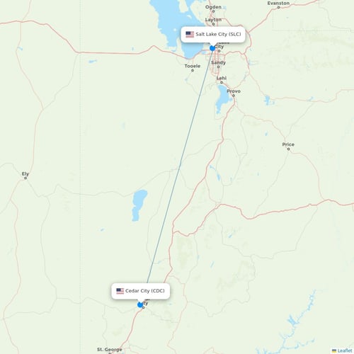 Map of Cedar City