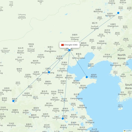 Map of Chengde