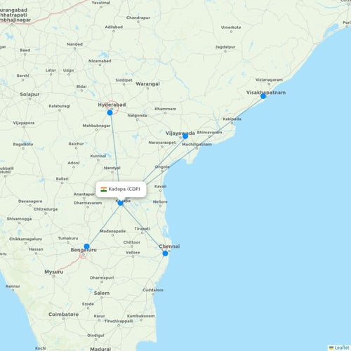 Map of Kadapa