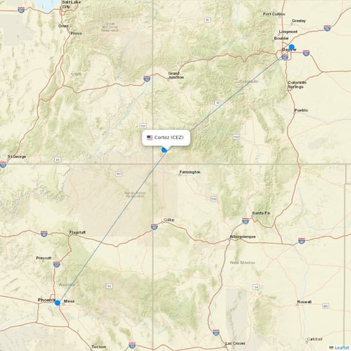 Map of Cortez