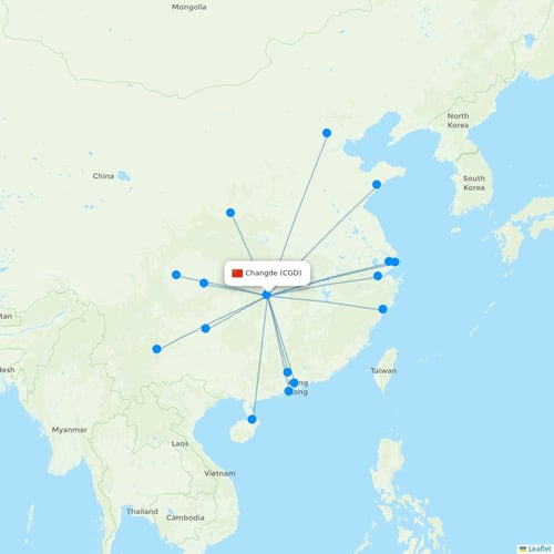 Map of Changde