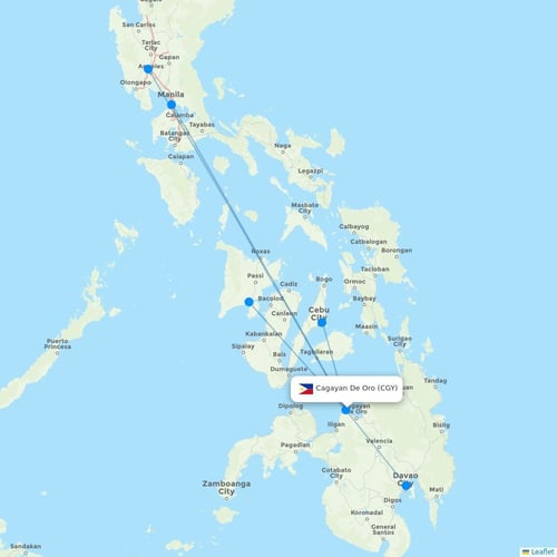 Map of Cagayan De Oro