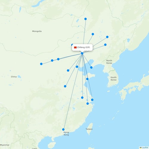 Map of Chifeng