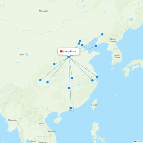 Map of Changzhi